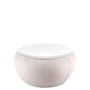 Mesa baja plástico Plust Vela coffee table color gris