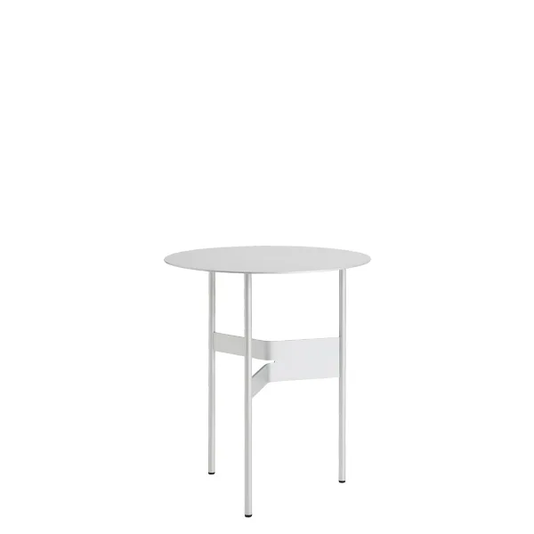 Mesa baja Shim Coffee de HAY en acero