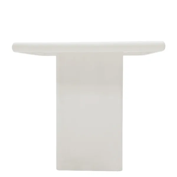 Mesa de cemento Zenit con pie central
