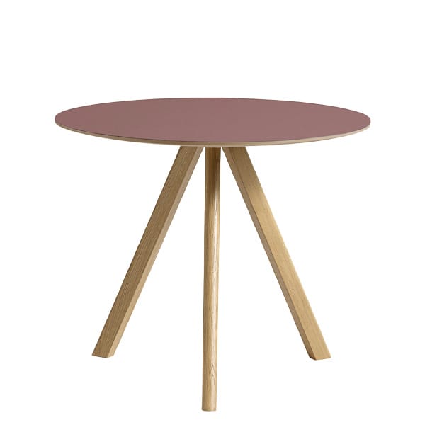 Mesa CPH 20 de HAY redonda en madera