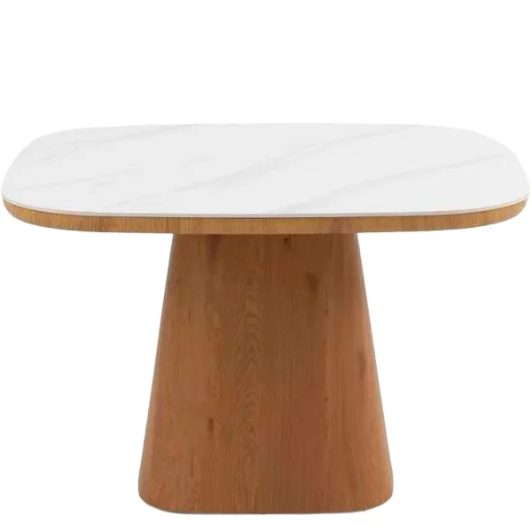 Mesa de madera Sarko con tablero cerámico