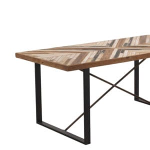 Mesa de madera Tiko industrial