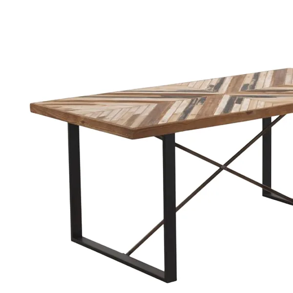 Mesa de madera Tiko industrial