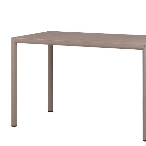 Mesa de exterior Piave 120 con estructura de aluminio y tablero HPL
