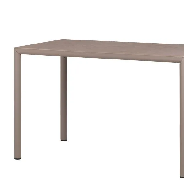 Mesa de exterior Piave 120 con estructura de aluminio y tablero HPL