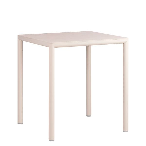 Mesa de exterior Piave 70 con estructura de aluminio y tablero HPL