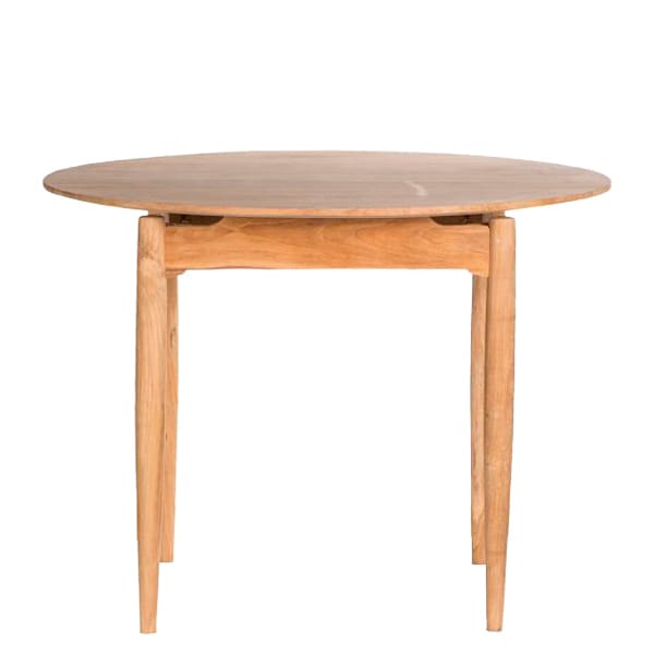 Mesa redonda de madera Berly de teca