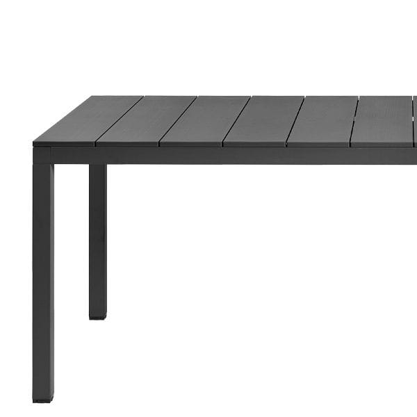 Mesa de exterior River con tablero DurelTop y estructura de aluminio