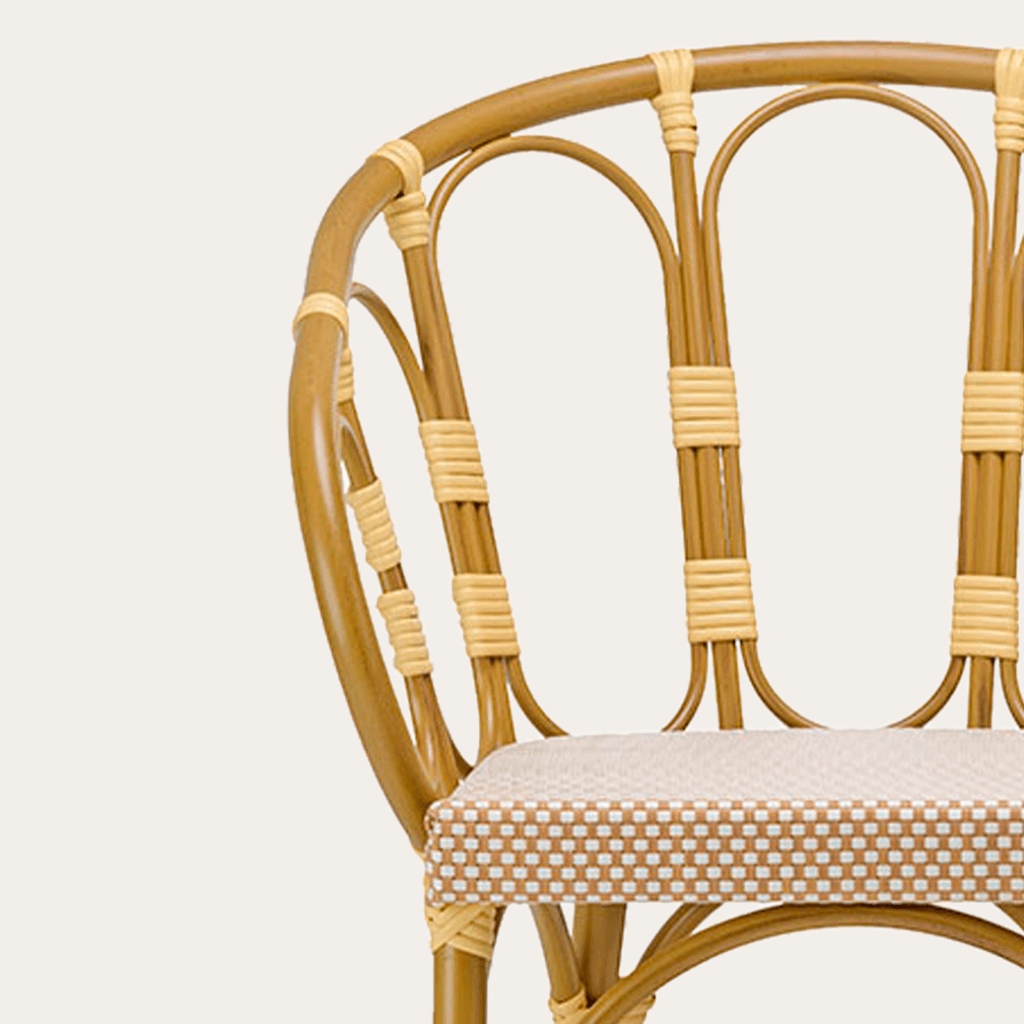 Metal en sillas y sillones estilo mediterraneo