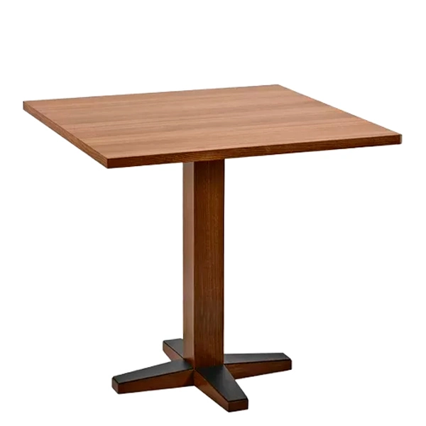 pie de mesa cuadrada de madera para hostelería Pico