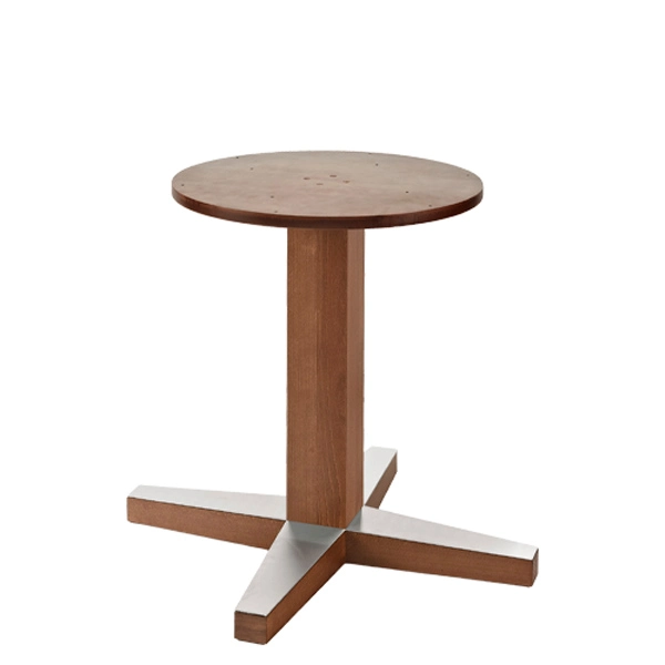 pie de mesa circular de madera para hostelería Pico