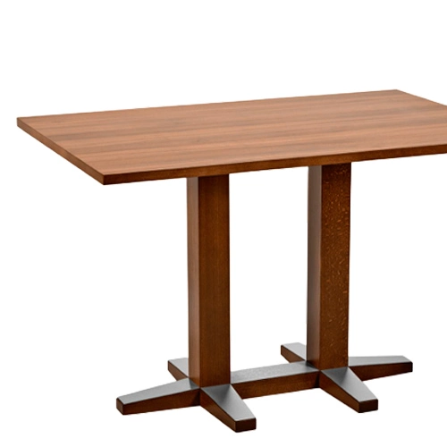 pie de mesa rectangular de madera para hostelería Pico