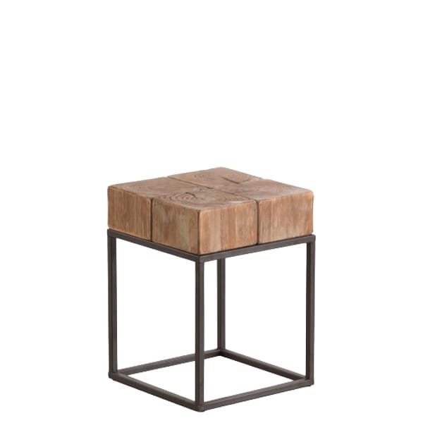 Pouf de madera Abet 1