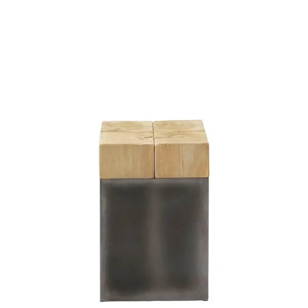 Pouf de madera Abet 3