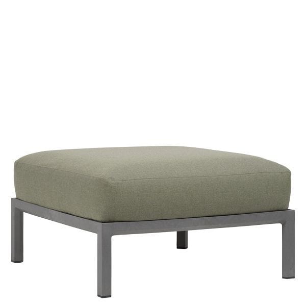 Pouf modular de exterior Máximo en resina regenerada