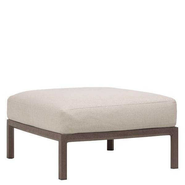 Pouf modular de exterior Máximo en resina regenerada