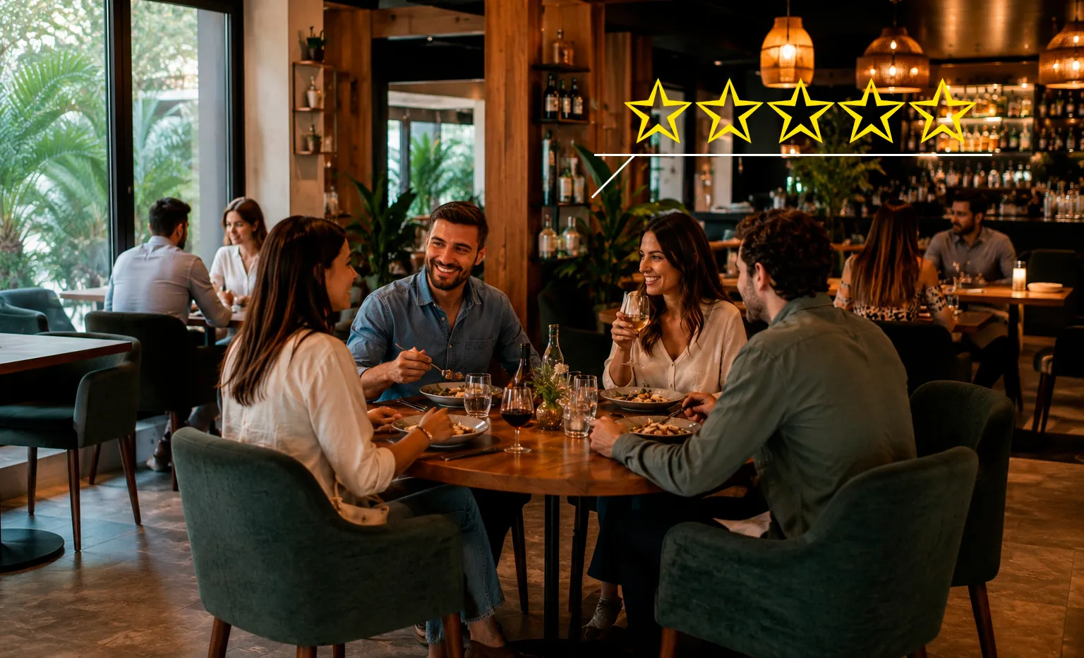 reseñas restaurante estrellas