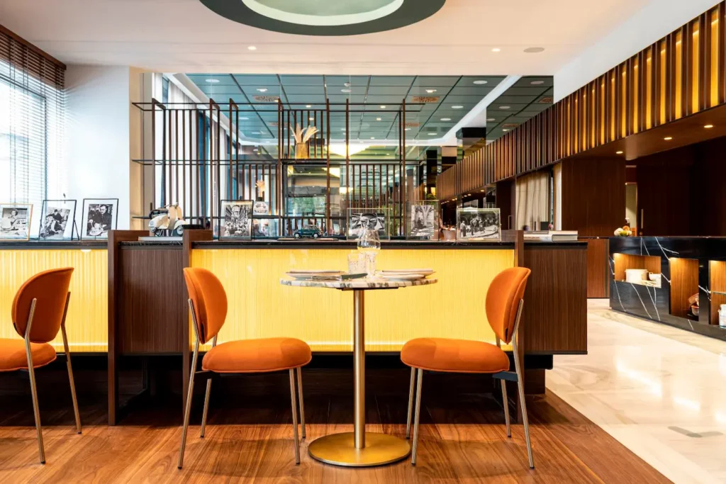 restaurante mesa para dos intima