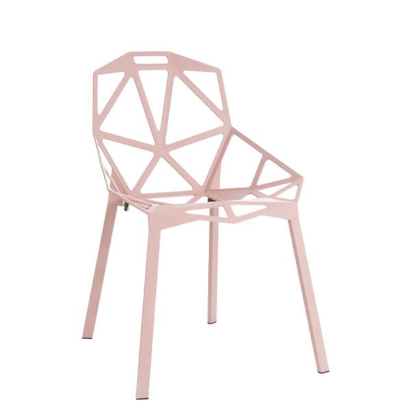 Silla Chair_One Magis en aluminio de diseño geométrico