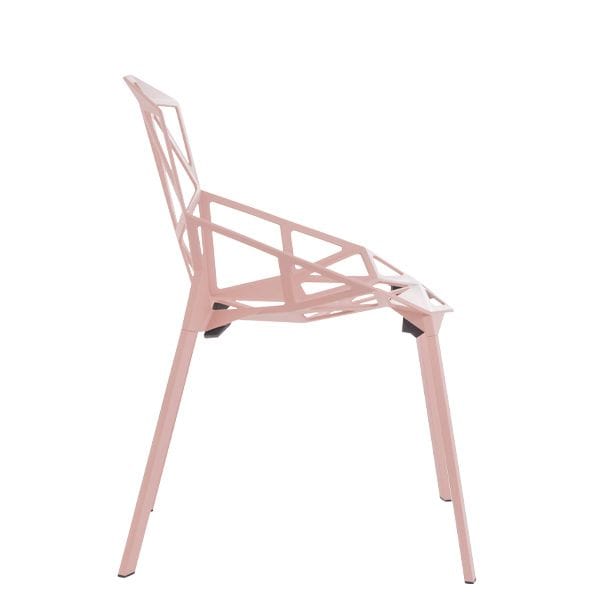 Silla Chair_One Magis en aluminio de diseño geométrico