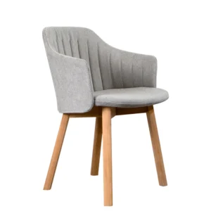 silla choice-madera tapizada caneline