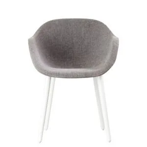 Silla Cyborg Lady Magis con estructura en policarbonato y asiento tapizado ignífugo