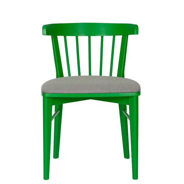 Silla madera asiento tapizado para hostelería