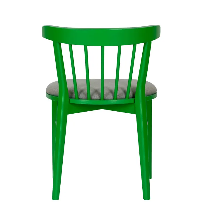 Silla madera asiento tapizado para hostelería