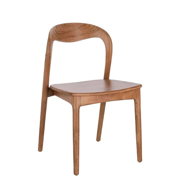 Silla de madera Milex fabricada en teca