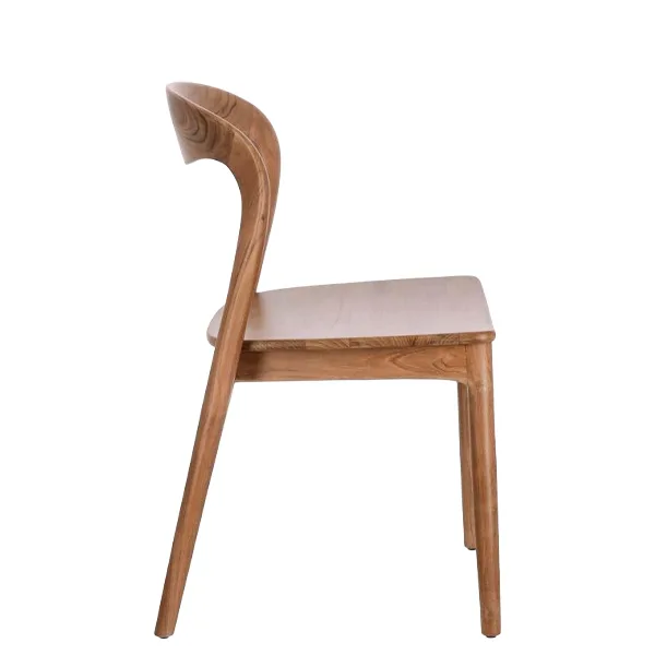 Silla de madera Milex fabricada en teca
