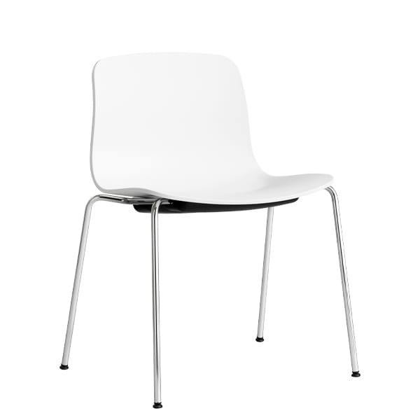 Silla About A Chair AAC 16 de Hay en acero y polipropileno