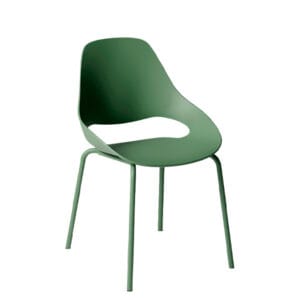 Silla Falk HOUE en acero y polipropileno reciclado