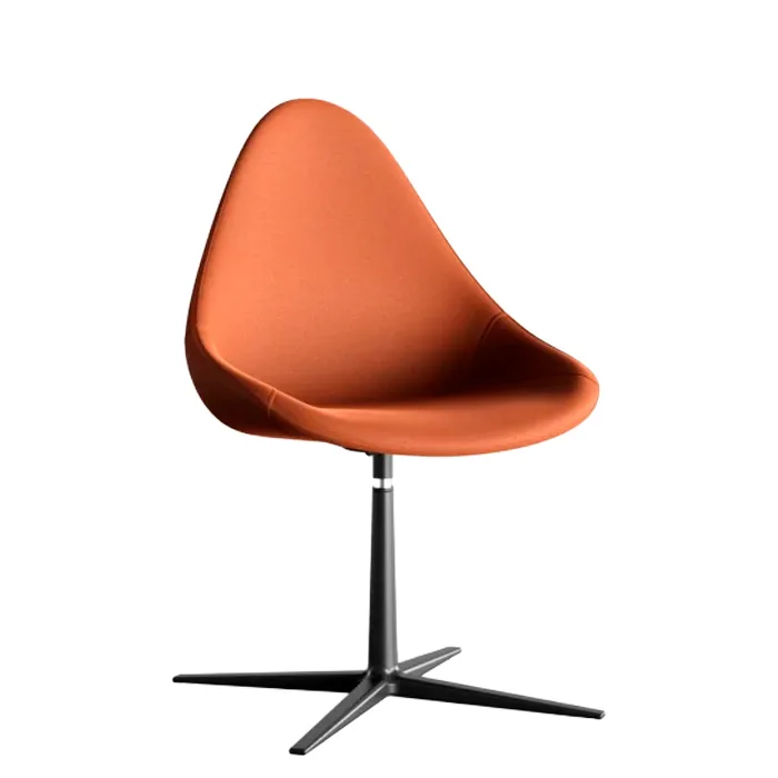Silla Giratoria Hebe Metal tapizada
