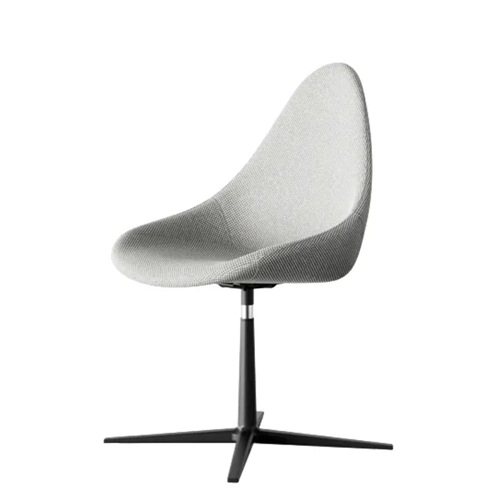 Silla Giratoria Hebe Metal tapizada