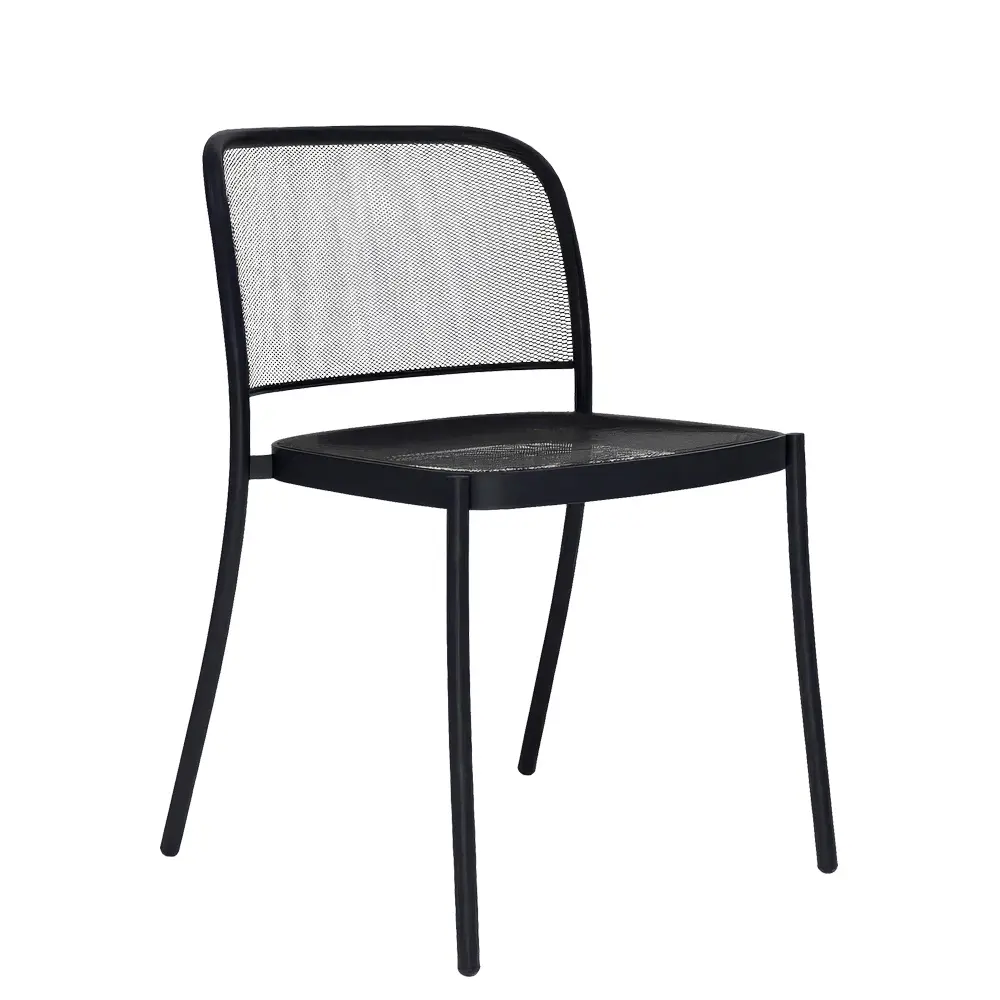 silla metalica apilable hosteleria emu cafe