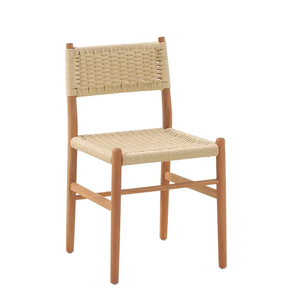 Silla trenzada Haky en madera de haya
