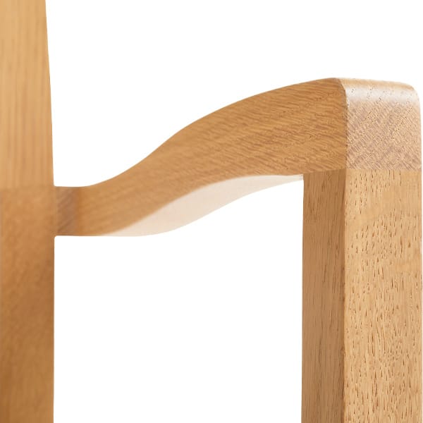 Detalle de la madera del sillón Pastis de Hay
