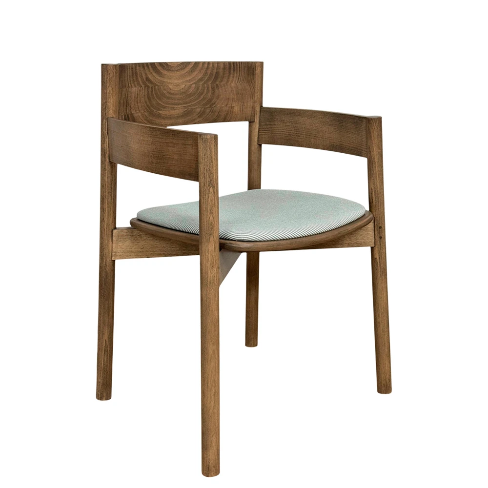 sillón madera rustica contract elly