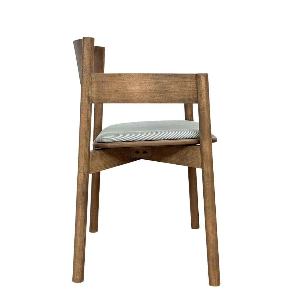 sillón madera rustica contract elly