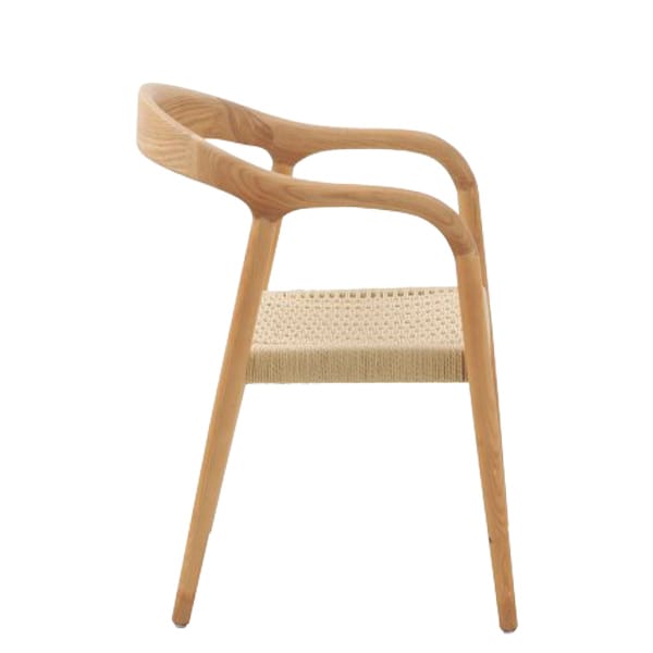 Sillón trenzado Asent en madera de fresno
