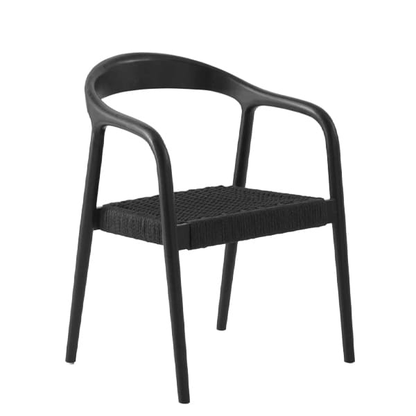 Sillón trenzado Asent en madera de fresno