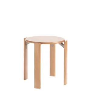 Taburete bajo de madera Rey de Hay