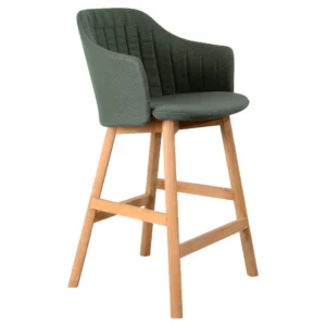 taburete choice madera tapizado
