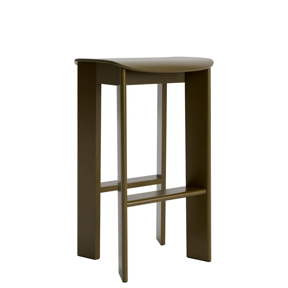 taburete madera hosteleria chisel hay verde