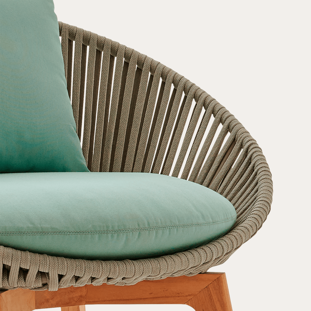 Tapizados en sillas y sillones estilo mediterraneo