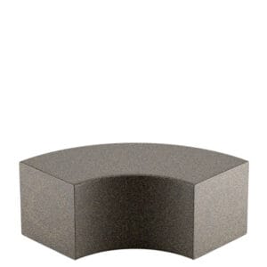 Banco modular Twist Plust de polietileno para exterior